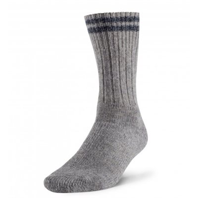 Chaussettes Robuste pied double gris / bleu petit