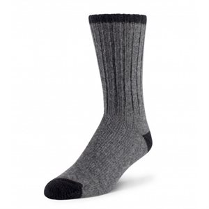 Chaussettes Caravan laine gris / noir