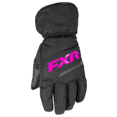 Gants Octane junior noir / fushia moyen