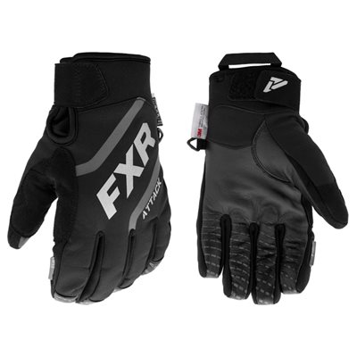 Gants Attack isolé noir 3X-grand