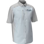 CHEMISE CAST PERFORMANCE UPF S / S ICE / GREY 