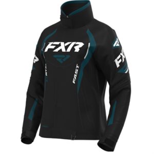 FXR MANTEAU TEAM FX FEMME BLACK / OCEAN 