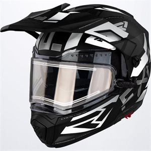 CASQUE MAVERICK X ELECTRIC SHIELD NOIR / BLANC SMALL 220623-1001-07