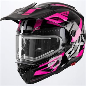 CASQUE MAVERICK X ELECTRIC SHIELD BLK / FUCHSIA SMALL 220623-1090-07