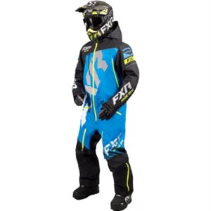 FXR MONOSUIT CX FAST INSULATED HOMME BLACK / BLUE / HI-VIS 