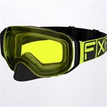 LUNETTE RIDE X SPHERICAL GOGGLE  BLACK / HI-VIS 223107-1065-00