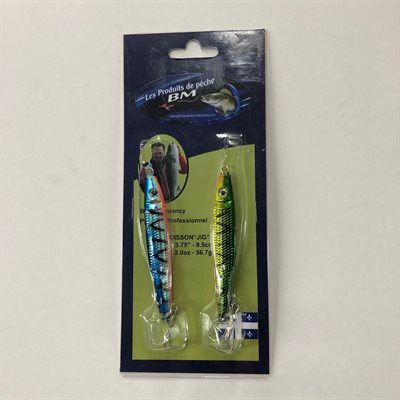 JIG À MAQUEREAU 2 OZ. BLUE / GREEN