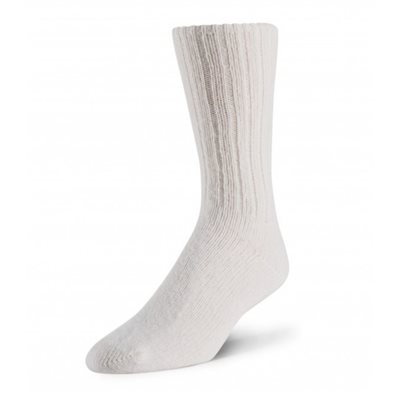 Chaussettes Bivouac laine d'agneau blanc moyen