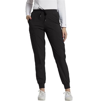 FIT PANTALON JOGGER FIT 90% POLYESTER NOIR SMALL