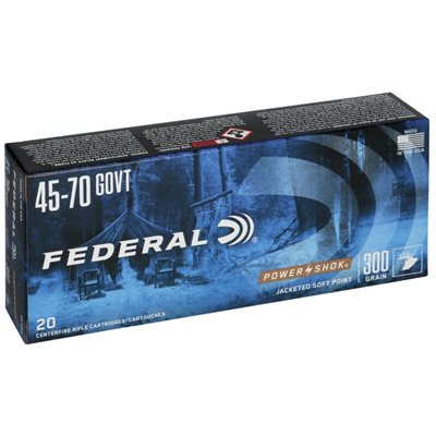 FEDERAL MUNITION 45-70 GOVT SIERRA HPFN 300 GR. 4570AS