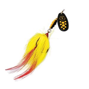 CUILLÈRE BLACK FURY MUSKY KILLER NOIRE POINT JAUNES BF5M-BYD