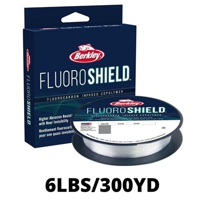 LIGNE FLUOROSHIELD 6LBS 300YD CLEAR