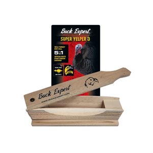 BUCK EXPERT BOITE A FRICTION POUR DINDON SUPER YELPER 3 DEMI LUNE 63-007-HM