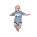 FXR INFANT PODIUM S / S ONESIE  GR.0-6M  STEEL  