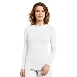FIT CHANDAIL MANCHE LONGUE COL ROND 95% COTON BLANC XL  205-WHI-XL