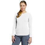 FIT CHANDAIL MANCHE LONGUE COL ROND MESH 100% POLYESTER BLANC 2XL  206-WHI-2XL