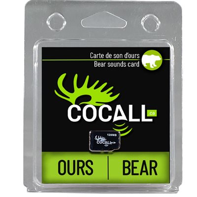 COCALL CARTE SON D'OURS