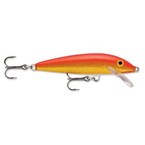 POISSON NAGEUR ORIGINAL FLOATING 07 GOLD FLUORESCENT RED