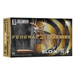 FEDERAL MUNITION PREMIUM CAL. 6.5 CREEDMOOR 143GR ELD-X P65CRDELDX1