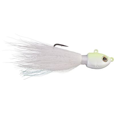 BUCKTAIL JIG 3 / 4OZ WHITE GLOW FUSION 19