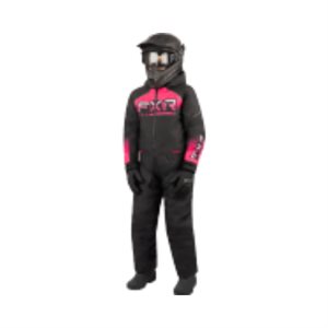 FXR MONOSUIT RECRUIT ENFANT BLACK / FUSHIA FADE 243007-1091-12