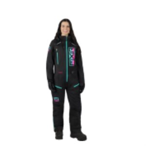 FXR MONOSUIT RECRUIT FAST BLACK / MINT-E PINK FADE 232913-1052-08