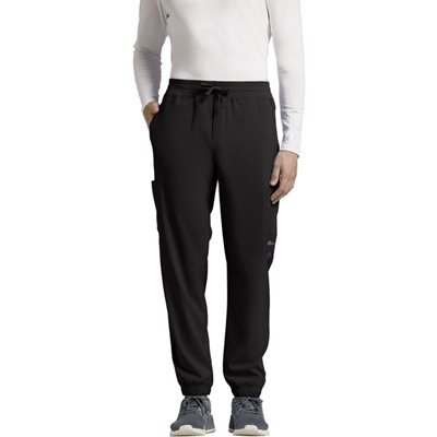 FIT PANTALON JOGGER HOMME 90% POLYESTER NOIR MED 223-BLK-MED