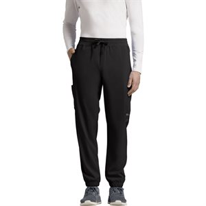 FIT PANTALON JOGGER HOMME 90% POLYESTER NOIR SMALL 223-BLK-SM