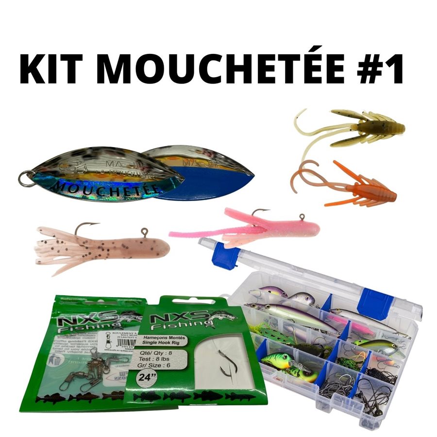 KIT DE LEURRES POUR TRUITE MOUCHETÉE 1 LES SECRETS DE PHIL