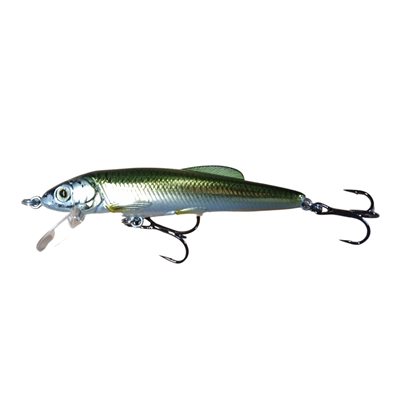 LIVE TARGET POISSON NAGEUR MINNOW FINESSE 3 1 / 4OZ SILVER / PUMPKIN 