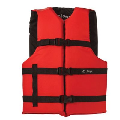 ONYX VESTE DE FLOTTAISON ROUGE UNIVERSEL ADULTE ONYX VESTE DE FLOTTAISON ROUGE UNIVERSEL ADULTE