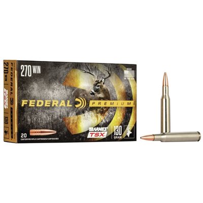 FEDERAL MUNITION BARNES TSX CAL. 270 WIN. 130GR. P270L