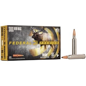 FÉDÉRAL MUNITION CAL. 300 WIN MAG 165GR P300WK