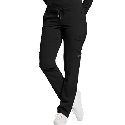 FIT PANTALON DRAWSTRING FIT 90% POLYESTER NOIR LARGE 373-BLK-L