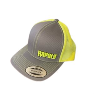 RAPALA CASQUETTE GREY CHARTREUSE FISHU-G-FISH U GREEN CAP