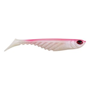 BERKLEY LEURRE SOUPLE RIPPLE SHAD PINK SHINE 4" PBBRS4-PSH