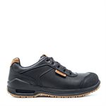 SOULIER DE SÉCURITÉ INSPADE CUIR NOIR ET SEMELLE BRUNE 601SP2-8