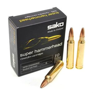SAKO MUNITION SUPER HAMMERHEAD 150GR BONDED SOFT POINT 235A