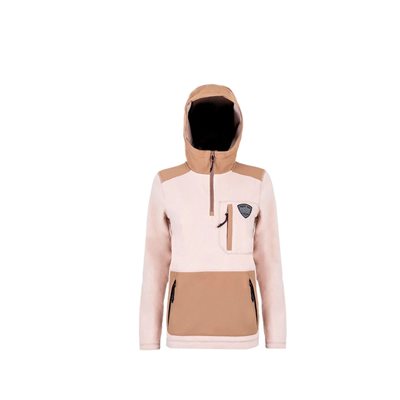 SPORTCHIEF HOODIE POLAR 1 / 2 ZIP FEM VIEUX ROSE 780232-614-M