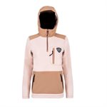 SPORTCHIEF HOODIE POLAR 1 / 2 ZIP FEM VIEUX ROSE 780232-614
