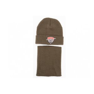 SPORTCHIEF ENS. TUQUE / CACHE-COU VERT THINSULATE 