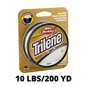 Ligne TRILENE 100% Fluorocarbon Professional Grade 10lbs / 200yd