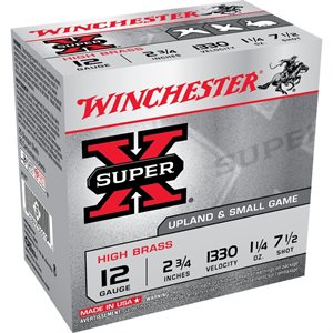 MUNITION SUPER X CAL.12 2 3 / 4'' 1 1 / 4 OZ. 7 1 / 2 X127