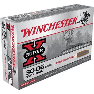 MUNITION SUPER X CAL. 30-06 150GR POWER-POINT (X30061)