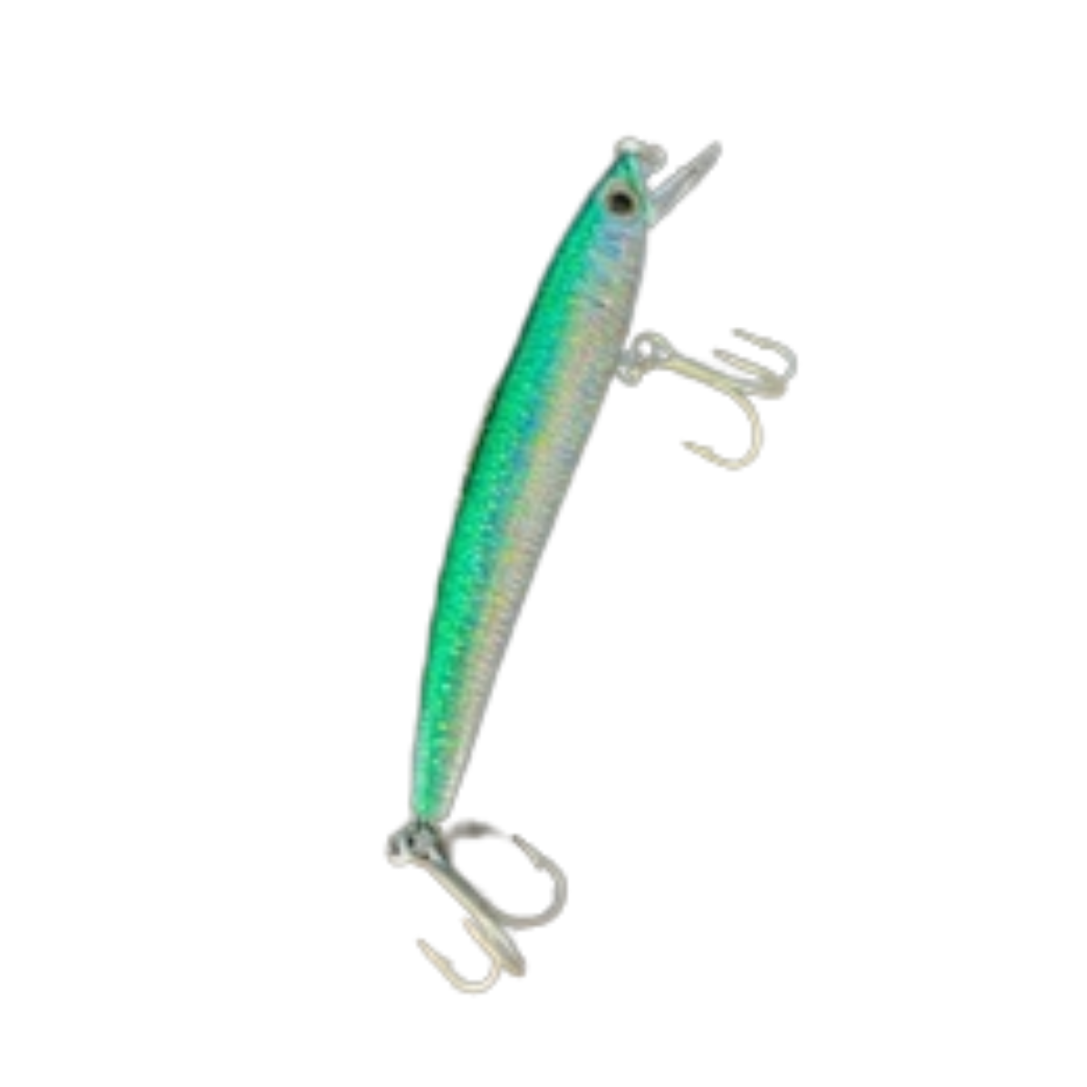 YO-ZURI PIN'S MINNOW SINKING 2 3 / 4"GREEN BACK