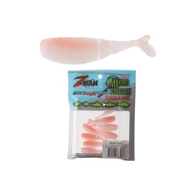 ZMAN LEURRE SOUPLE SHAD FRYZ 1.75" COCONUT ICE GLOW MSH-258PK8