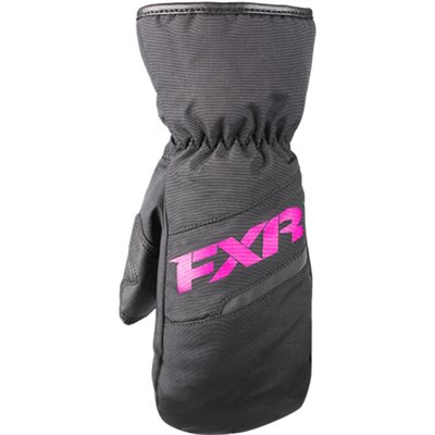 FXR MITAINES OCTANE YOUTH BLK / FUCHSIA MEDIUM