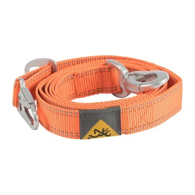 Laisse pour chien orange 6'