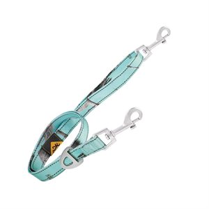 Laisse pour chien camouflage turquoise 4'