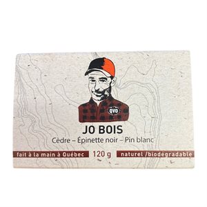 QVO SAVON L'HOMME DES BOIS "JO BOIS" FAIT À LA MAIN 239632